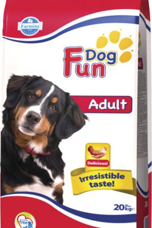 Корм сухой Farmina Fun Dog, для собак, с курицей, 10 кг