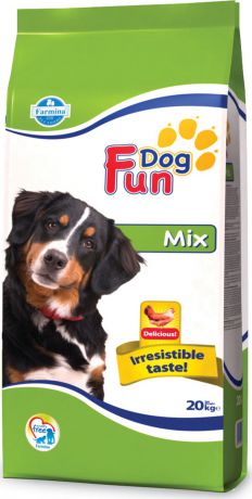 Корм сухой Farmina Fun Dog, для собак, микс вкусов, 20 кг