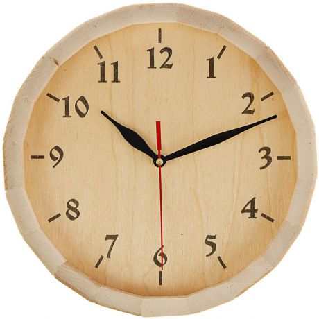 Настенные часы "Классические" бочонок, 1544670, бежевый