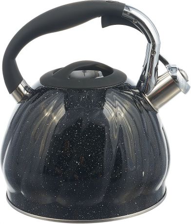 Чайник Rainstahl со свистком, 7645-30RSWK, черный, 3 л