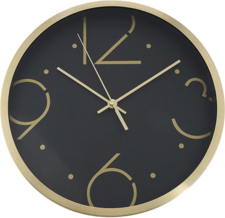 Часы настенные Magic Home "Модерн", 79652, черный, 25,2 х 4,2 см
