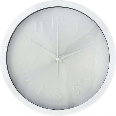 Часы настенные Magic Home "Такт", 79661, серебристый, 25,2 х 4,2 см