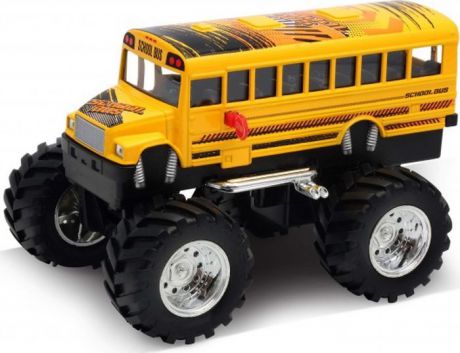 Машинка Welly School Bus Big Wheel Monster, 47006S