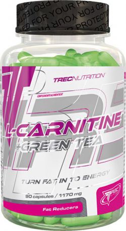 L-карнитин Trec Nutrition L-Carnitin + Green Tea, 180 капсул