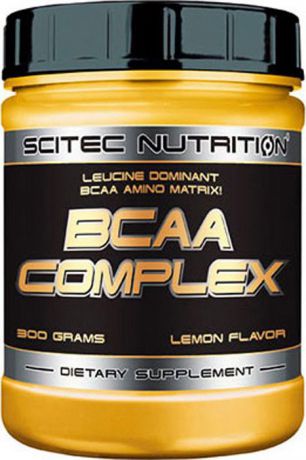 Аминокислоты BCAA Scitec Nutrition Complex, лимон, 300 г