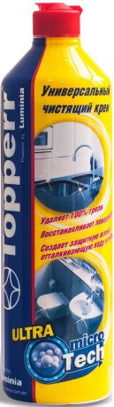 Крем чистящий Topperr, 3437, для кухни и ванной комнаты, с ароматом лимона, 750 мл