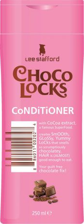 Кондиционер для волос Lee Stafford Choco Locks, для придания гладкости, с экстрактом какао, 250 мл