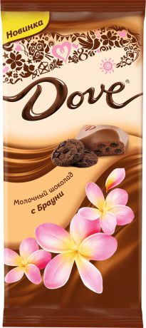 Молочный шоколад Dove с Брауни, 90 г