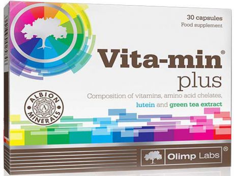 Витаминно-минеральный комплекс Olimp Sport Nutrition Labs Vita-min plus, 30 капсул