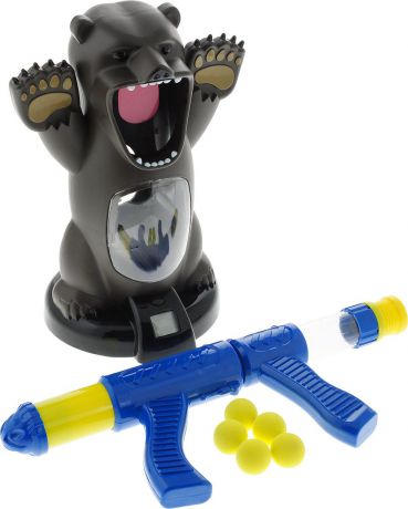 Bradex Игра с мишенью и компрессионным пистолетом Медведь