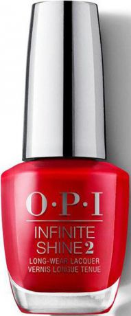 Лак для ногтей OPI Infinite Shine, с гелевым эффектом, Big Apple Red, 15 мл
