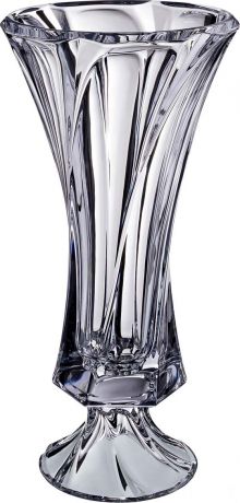 Ваза Aurum-Crystal Mozart, 614-556, прозрачный, высота 40 см