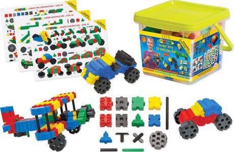 Пластиковый конструктор Morphun "Машины Экстра Junior Xtra 10 Vehicles Set", 52101PL