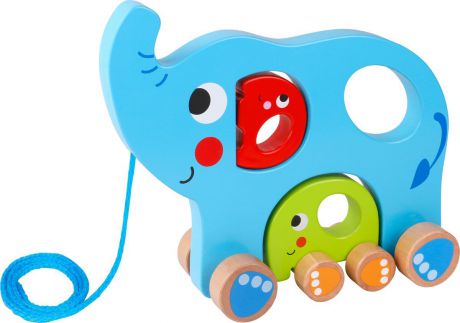 Игрушка-каталка Tooky Toy "Слоненок", TY321