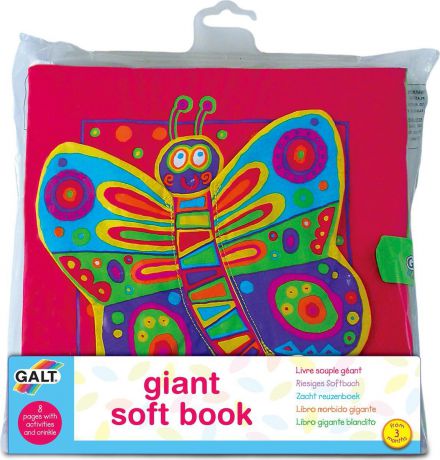 Книжка-игрушка Galt "Гигантская мягкая книжка", A1166J
