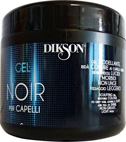 Гель для волос Dikson Barber Pole Gel Noir, моделирующий, 500 мл