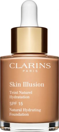Тональный крем Clarins Skin Illusion, увлажняющий, с легким покрытием, SPF 15, тон № 108.5, 30 мл