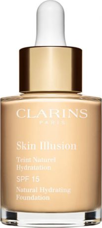 Тональный крем Clarins Skin Illusion, увлажняющий, с легким покрытием, SPF 15, тон № 100.5, 30 мл
