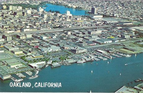 Почтовая открытка "Oakland, California". США, конец ХХ века
