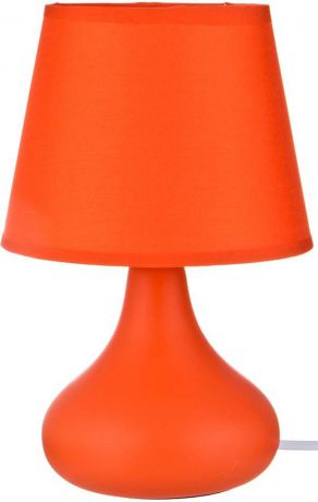 Светильник настольный Lefard, с абажуром, оранжевый