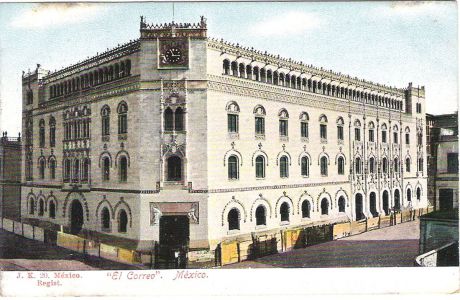 Почтовая открытка "El Correo. #20". Мексика, начало ХХ века