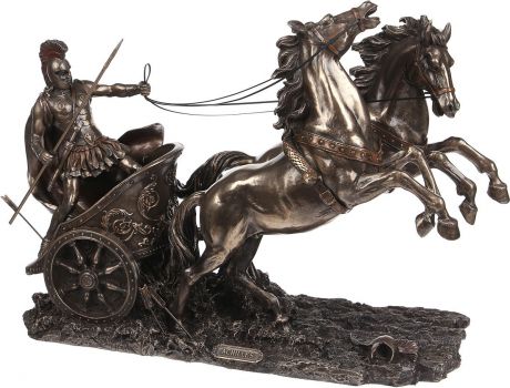 Статуэтка Русские Подарки "Колесница Ахиллеса", 227619, 37 х 15 х 25 см