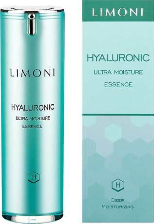 Эссенция для ухода за кожей лица Limoni Hyaluronic Ultra Moisture Essence, с гиалуроновой кислотой, ультраувлажняющая, 30 мл