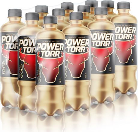 Энергетический напиток Power Torr Gold, 12 шт по 500 мл