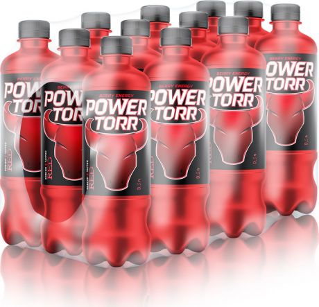Энергетический напиток Power Torr Red, 12 шт по 500 мл