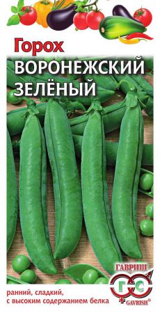 Семена Гавриш "Горох Воронежский зеленый", 003400, 10 г
