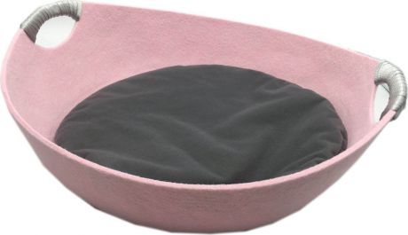 Лежак для собак и кошек Fauna International Matis FICP-611, розовый