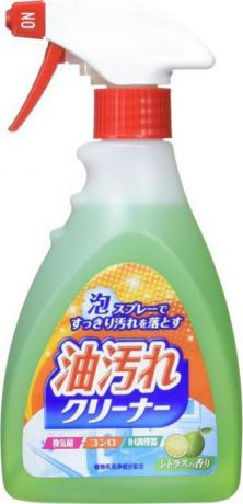 Спрей-пена для кухни Nihon Detergent, 828346, для удаления масляных загрязнений, 400 мл