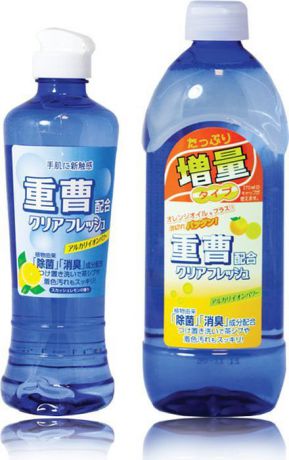Средство для мытья посуды и кухонных принадлежностей Sankyo Yushi Clear Fresh, 357456, концентрированное, с апельсиновым маслом, 450 мл