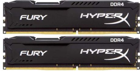 Комплект модулей оперативной памяти Kingston HyperX Fury DDR4 DIMM, 32GB (2х16GB), 3200MHz, CL18, HX432C18FBK2/32, black