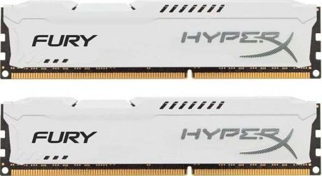 Комплект модулей оперативной памяти Kingston HyperX Fury DDR4 DIMM, 16GB (2х8GB), 3466MHz, CL19, HX434C19FW2K2/16, white