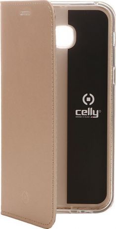 Чехол для сотового телефона Celly Air Case для Samsung Galaxy A5 (2017), AIR645GDCP, золотой