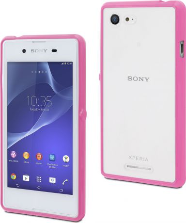 Чехол для сотового телефона Muvit MFX MyFrame Case для Sony Xperia E3, SEBMC0037, розовый