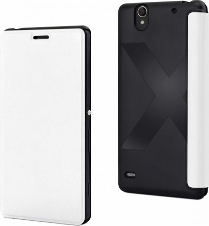 Чехол для сотового телефона Muvit MFX Easy Folio Case для Sony Xperia C4, SEEAF0029, белый