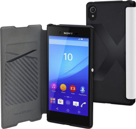 Чехол для сотового телефона Muvit MFX Easy Folio Case для Sony Xperia Z3+, SEEAF0032, белый