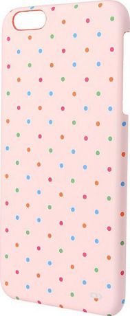 Чехол для сотового телефона OXO Dot Cover Case для iPhone 6 Plus/6S Plus, XCOIP65DPopK6, розовый