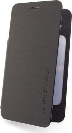 Чехол для сотового телефона Alcatel FC6010 Flip Cover для Star Dual, F-GCGB32U0A11C1-A1, черный