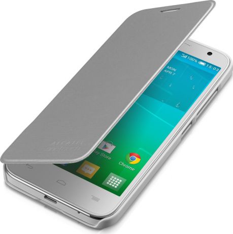 Чехол для сотового телефона Alcatel FC6036 для Idol 2 Mini S, F-GCGC60X0S11C1-A1, серый