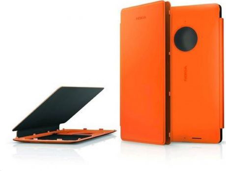 Чехол для сотового телефона Nokia для Nokia Lumia 830 с функцией беспроводного ЗУ, CP-627 оранж, оранжевый