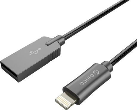Кабель Orico LTS-10, Lightning - USB, 1 м, черный