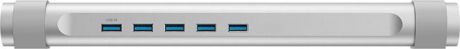 USB-концентратор Orico M4U3, ORICO M4U3-SV, серебристый