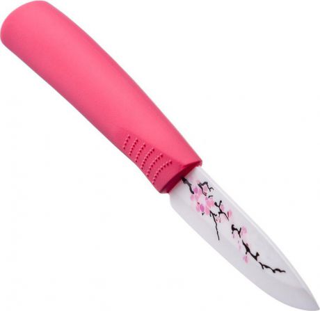 Нож кухонный Satoshi "Сакура", 803125, белый, длина лезвия 7,5 см