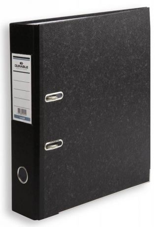 Папка-регистратор Durable, формат A4 , цвет: черный мрамор