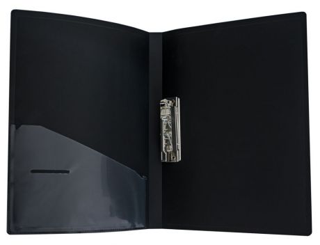Папка Silwerhof Perlen, металлический зажим, 0.7 мм, цвет: серебристый металлик, A4