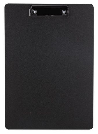 Папка клип-борд Deli EF75422, цвет: черный, A4