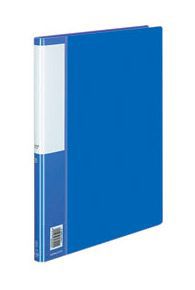 Папка Kokuyo, с металлическим зажимом, формат A4, цвет: синий